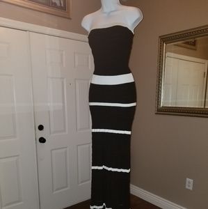 Strapless long dress